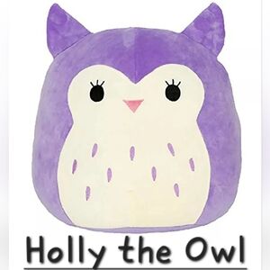 Squishmallows Holly The Purple Owl Purple Plush Toy